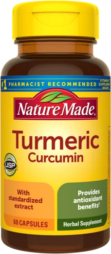 Nature Made Turmeric Curcumin 500 mg, 60-capsule bottle